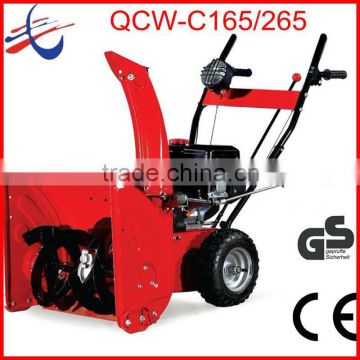 6.5HP wheel walk CE approved snow blower QCW-D265 / electric snow thrower