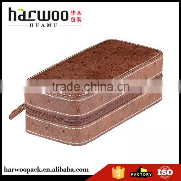 New coming good quality logo engraving rectangle leather watch box from China                        
                                                                                Supplier's Choice