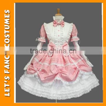 New Design fancy stage children costumes japanese girl cosplay anime dress maid costume PGCC-0373
