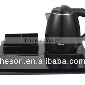 Double shell electric tea pot kettle set