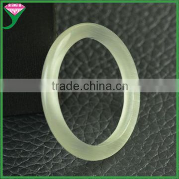 wholesale price synthetic glass cat eye cabochon finger rings for men
