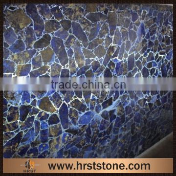 wholesale blue large agate stone slab