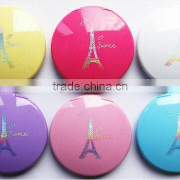 2015 newly shining small plastic hand mirror,ME104A