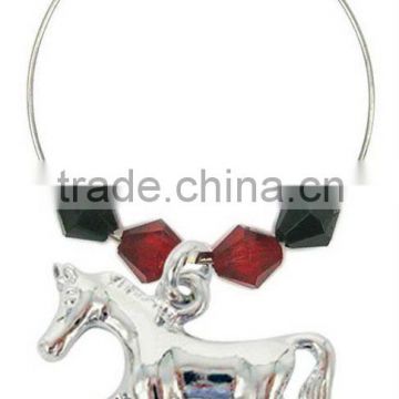 metal animal wine charm rings, various designs,passed SGS factory audit and ISO 9001 certification