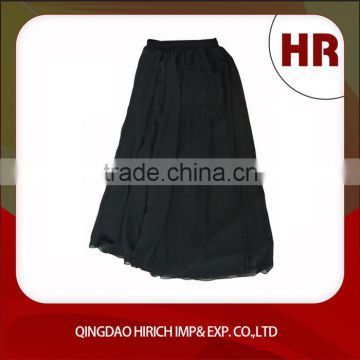 Wholesale used ladies long silk skirt
