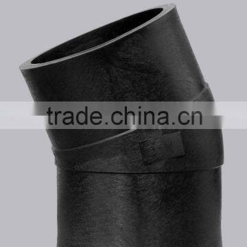 high quality pe pipe fitting butt fusion 22.5 elbow