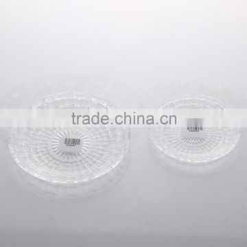Lifestyle Clear Diamond Round Glass Plate