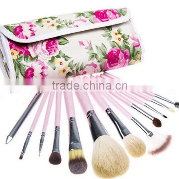12Pcs Pro Eyeshadow Cosmetic Makeup Brushes Set Brush Soft Kit With Holder Bag