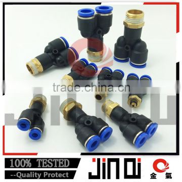 made in china pneumatic threaded brass adapter