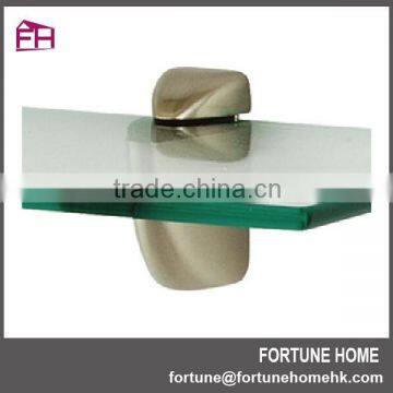 decorative zinc alloy glass clamp for glass shelf