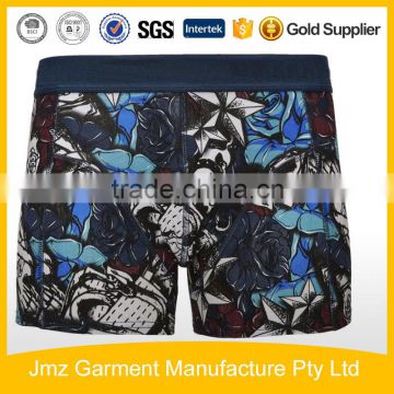 JMZ oem custom made men boxer short with all over prints