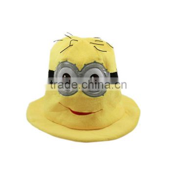 New Despicable Me Minion Dave Soft Stuffed Plush Cap Cute Cosplay Hat
