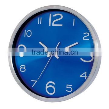 new design 12 inch metal wall clock stainless steel wall clock 2015