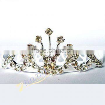 fashion smalleat shiny rhinestone bridal tiara