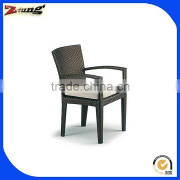 new design wicker outdoor armrest chair ZT-1001C