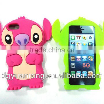 silicon case for iphone 4G, cute cat fashion silicone case