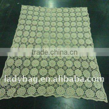 54*72OB 100% COTTON crocheted tablecloth