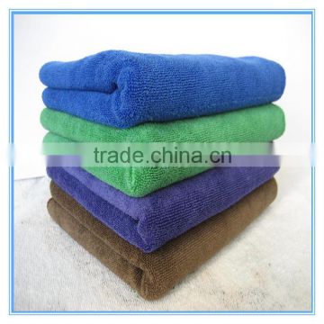 OEM microfiber warp knitted towel cloth for bathrobe/ bathing cap in roll