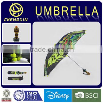 Hot sale high quality customize cartoon kids special rain umbrella