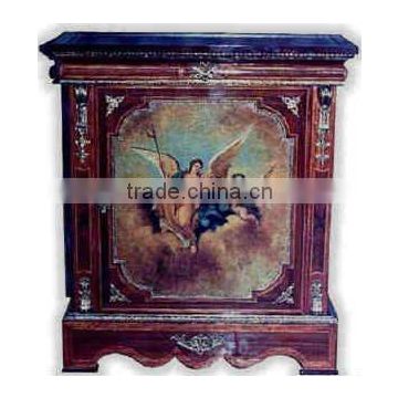 french painted commode