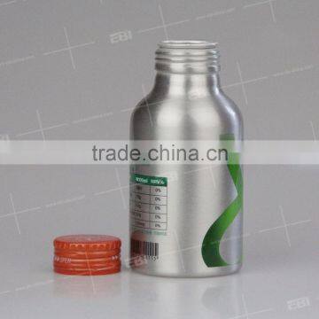 Empty aluminium candy bottle with excellent quality and customized logo