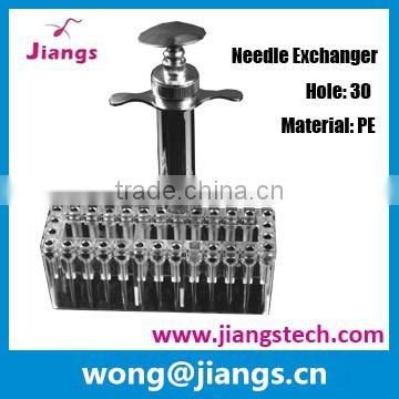 PE Plastic Changing Needles Changer For Injection Syringe