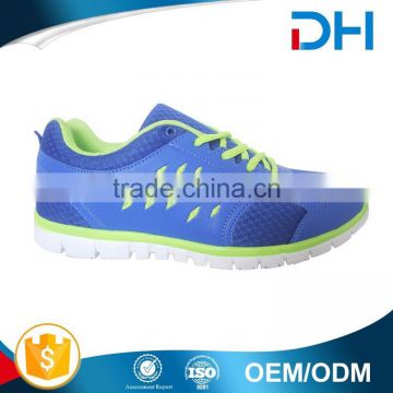 Custom blue color asian men shoes with EVA outsole