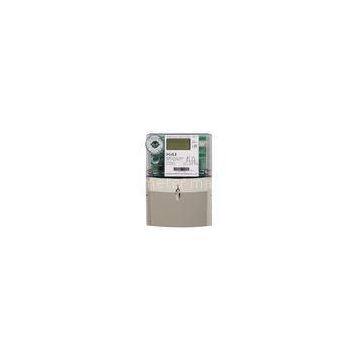 PC Plastic Secure Single Phase Energy Meter , kilowatt hour meter with BS / DIN layout