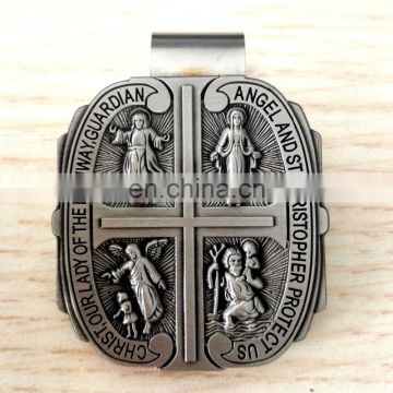Personalized logo metal engraved money clip