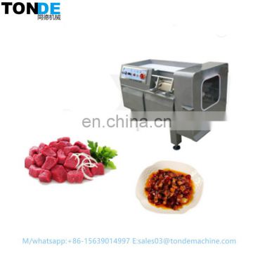 Saw frozen meat beef meat cube dicer machine