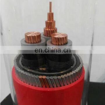 Cu XLPE insulated 33kV HT 3C 240 sqmm Underground Cable with IEC60502-2 standard