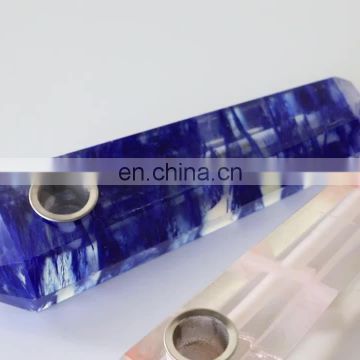 HQP-XJ22 HongQiang Smoking Accessories Natural Crystal Smoking Weed Engraved Logo Pipe Weed Smoking Pipes