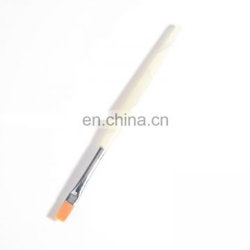 2020 Factory High End Leather Surface Metal Handle Nylon Nail Brush