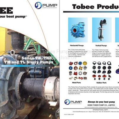 Tobee® TH Slurry pumps