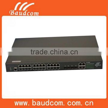 High Speed High Quality 24 Ports 10/100/1000m Mbps Industrial POE Switch