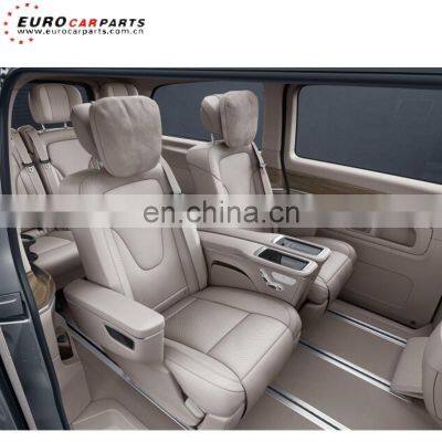 W447 new seat fit for V-class 2014-2021year W447 new seat pure leather with storage box for V-class w447 seat