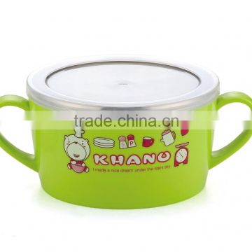 Cartoon Stainless Steel feeding bowl/ children serving bowl
