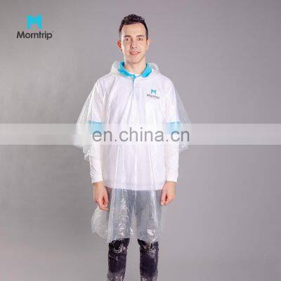 Morntrip Different Color Cheap Price Hot Selling Portable Poncho Disposable Rain Suit With Pants