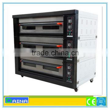 stainless steel gas/electric gas baking oven french bread bakery equipment