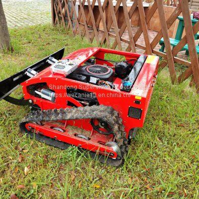 remote control grass cutter, China remote brush mower price, slope mower for sale