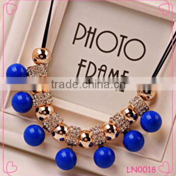 2015 fashion ladies chunky necklace charm chain necklace South Korea Fashion Jewelry                        
                                                Quality Choice