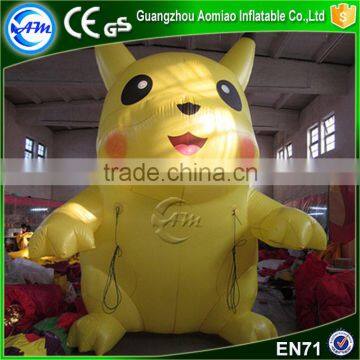 Giant inflatable pikachu mascot costume pikachu toy inflatable for sale