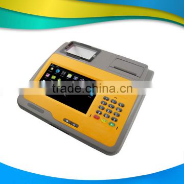 New arrival!!! 7 inch touch screen IC card reader pos for prepaid airtime payment------Gc039D