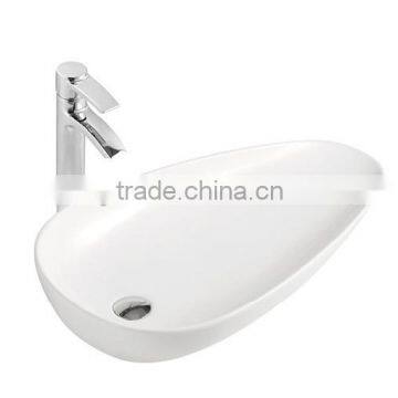 Bathroom oval shape design counter top wash basin(BSJ-A8438)