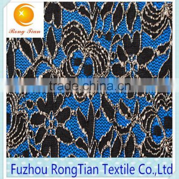 Design of high-grade silver lace fabric with sand