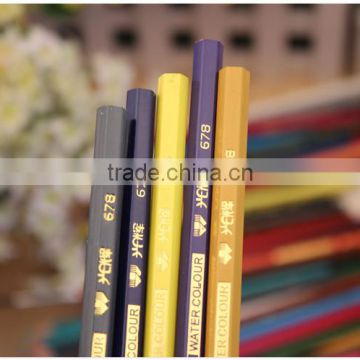 fashion color pencil Water soluble color pencil stationery