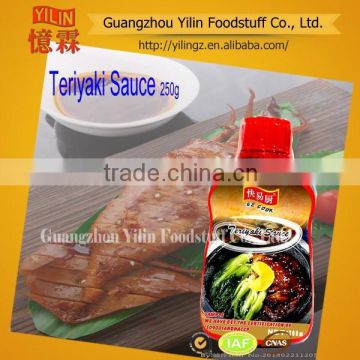 High quality teriyaki Sauce 250gwith oem service made in china maufacture