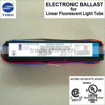 T8 2X59W Fluorescent Lamp Electronic Ballast(cULus Certificate)