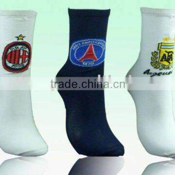 Soft polyester soccer socks