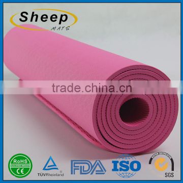 2016 Customized fitness eco-friendly tpe folding large yoga mat